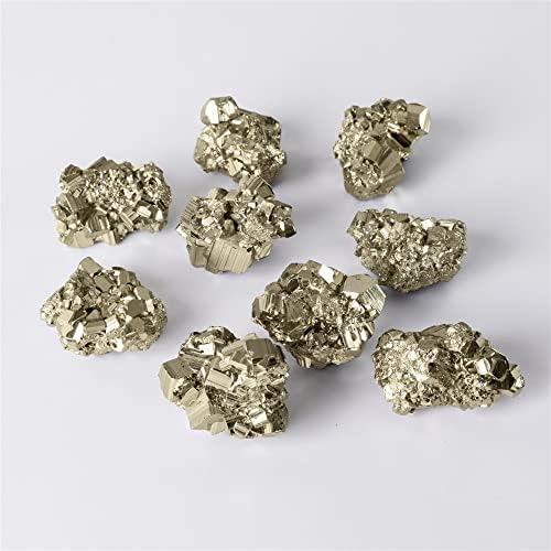 Teloni 1pc Prirodni piritni minerali Kamena prirodna kvarcna kristalna čakra Divine Energy Izliječenje kamenja
