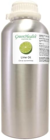 Limesno esencijalno ulje - čisto - 32 FL Oz Aluminijska boca sa čepom - GreenHealth