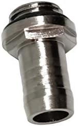 IronBuddy 4pcs G1 / 4 nosač za ugradnju od 11 mm mekani cijev za cijev za mekoj cijevi za ugradnju za računarski sistem hlađenja, srebro
