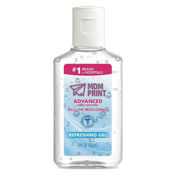 MDMprint Advanced Hand Sanitetni gel, 1oz boca, PK1