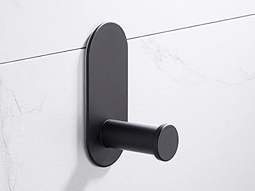 UXZDX Crno kupaonska oprema Set 304 ljepilo od nehrđajućeg čelika ručni nosač ručnika za ručni nosač toaletni