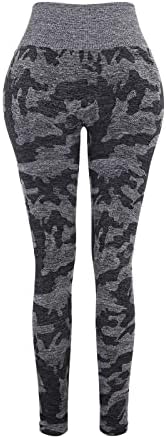 Nreayly Dukserice Žene Solid / Camo gamaše Yoga hlače Joggers Workout Hlače Tiktok Holiday Athletic Butt pantalone za podizanje