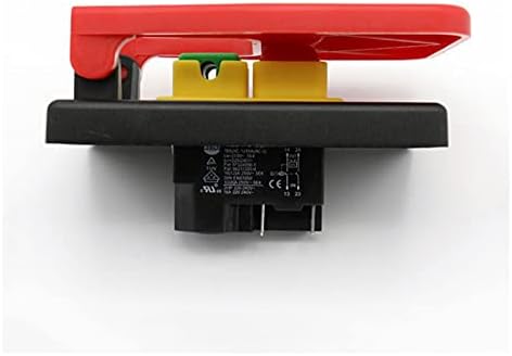 Mgtcar Off-on crveni poklopac prekidača za hitne tipke hitno dugme 16A Power-Off / podnaponski zaštita elektromagnetski početni prekidač