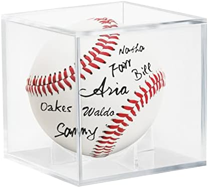 Akrilna Bejzbol torbica za prikaz, UV zaštićena Bejzbol kocka za prikaz, Autogramirana Bejzbol čista vitrina, Bejzbol vitrina za Bejzbol memorabilije