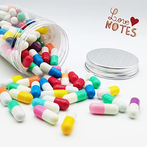 Tablete za poruke kapsule u boci, 110pcs slatke ljubavne tablete Birthday Božićni godišnjica Valentinova