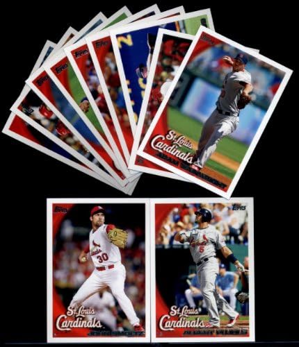 TOPPS bejzbol kartice Kompletni set tima: St. Louis Cardinals 18 kartica, uključujući Albert Pujols, Ludwick,
