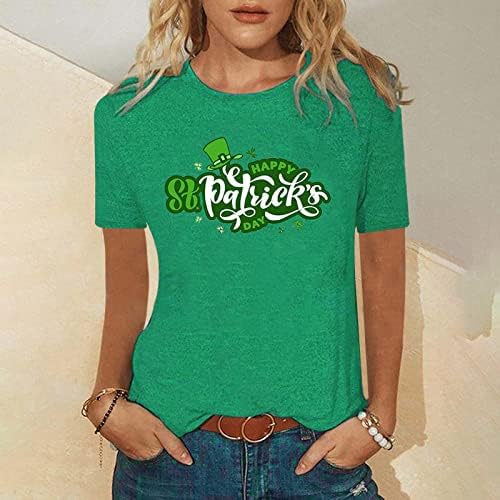 Dan svetog Patrika Zelene košulje Ženske majice kratkih rukava Slatka Y2K majica The Teen Girls