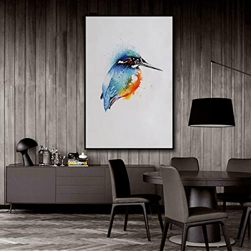 Shoujiqq ručno oslikano slikanje životinja - Sažetak Slatka ptica Moderna vertikalna ulaz umjetno slika