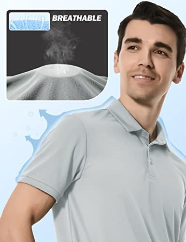 Pioneer Camp Golf polo majice za muškarce Wistrure Wicking Brza suha mreža majica kratkih