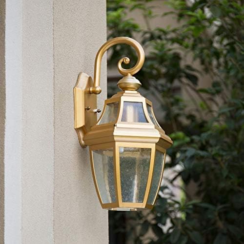 ZJHYXYH vanjska zidna svjetiljka Europska stila Vodootporna vrtna svjetiljka Vila vanjska zidna svjetiljka vrata
