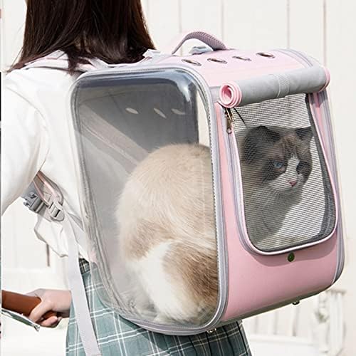 Wssbk ruksak za kućne ljubimce Cat Carrier prozračna torba za mačke na otvorenom za male pse mačke prijenosni