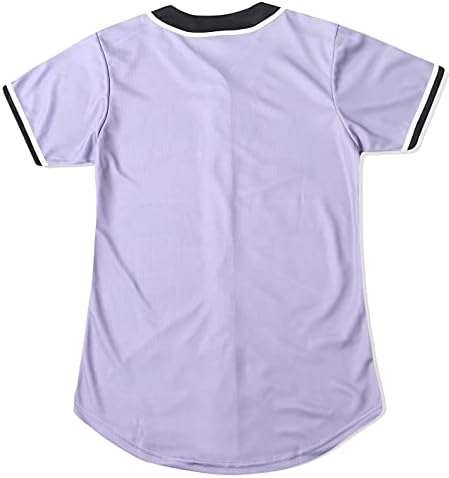 Cuthbert 90s odjeća za žene, Bel Air Bejzbol dres za tematsku zabavu, dres košulja kratkih rukava za