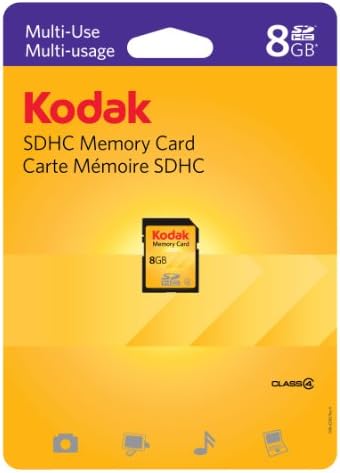 Kodak SDHC 8GB Klasa 4 Flash memorijska kartica KSD8GBPSBNA