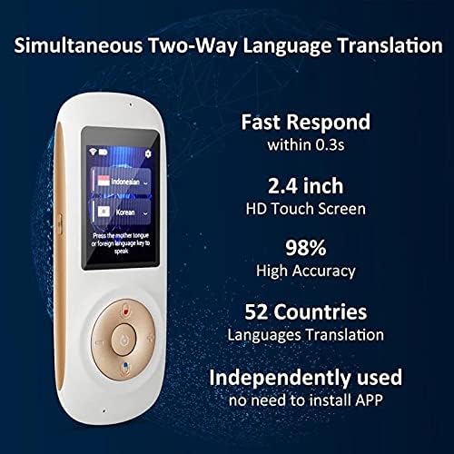 WETYG jezik prevodilac uređaj 70 jezici Smart pocket Prevodilac uređaj prijenosni Instant WiFi