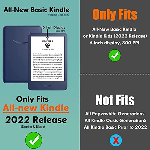 Samo futrola za Kindle 11. generacije 2022. godine-Ultra tanka izdržljiva futrola