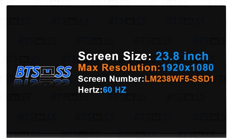 BTSELS 23.8 LCD Zamjena za LM238WF5-SSH1 LM238WF5-SSD1 L17303-274 L17303-272 L17303-272-RB dodirni