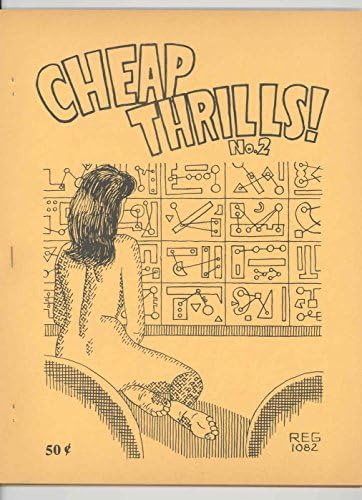 CHEAP THRILLS #2 RIJETKI ORIGINALNI FANZINE .1968. NUDE SF POKLOPAC JACK GAUGHAN H VF++
