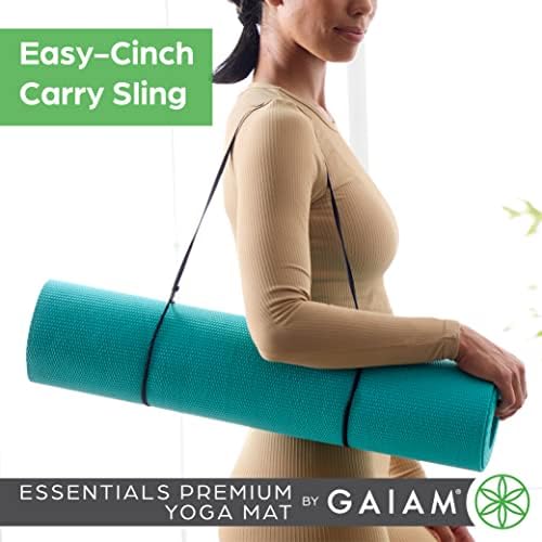 Gaiam Essentials Premium yoga Mat sa Yoga Mat carrier Sling