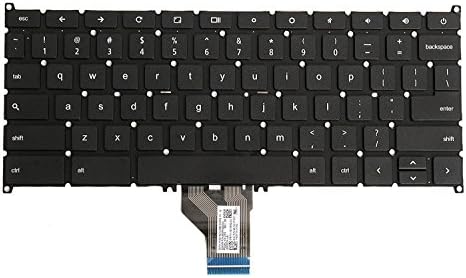 Rinbers Američka tastatura zamjena za Acer Chromebook C720 C720-2103, C720-2420, C720-2800, C720-2802,