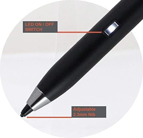 Bronel Crna fina tačaka Digitalna aktivna olovka za stilus - kompatibilan sa Xiaomi RedMi Pad 6 tablet