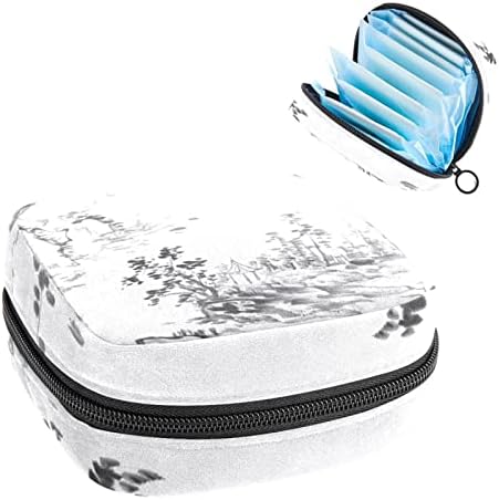 Period torba, higijenski uložak torba za odlaganje, prijenosni menstrualni jastučići torbe sa patentnim