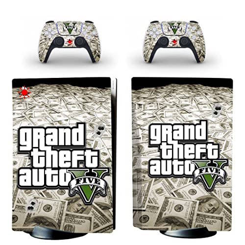 Za PS5 digitalne igre Grand GTA Theft i auto PS4 ili PS5 kožna naljepnica za PlayStation 4 ili