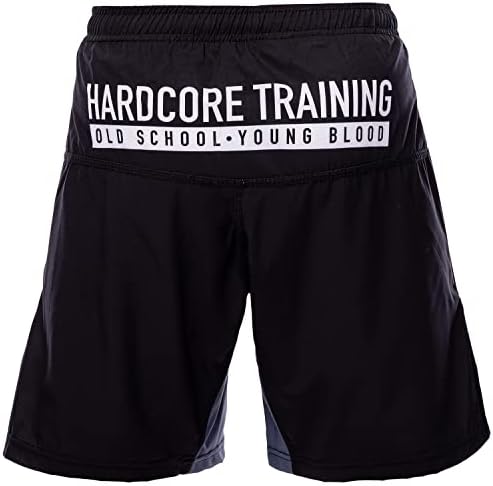 Hardcore Trening Kids Horts Sakura Black MMA BJJ Fitness Trčanje vježbanje Sportska odjeća