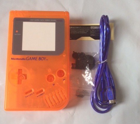 Novi potpuno stanovanje Shell za Nintendo Gameboy Sp Gb Repair Orange sa linijom