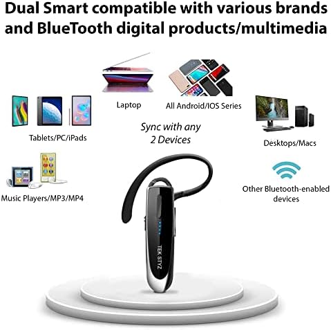 Tek Styz slušalice kompatibilne sa Dell XPS 15 - L502x u ušnim Bluetooth 5.0 bežičnim slušalicama, IPX3