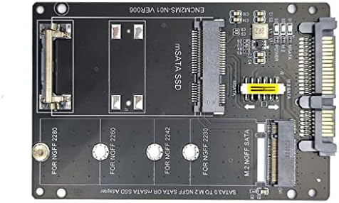 JMT NGFF + MSATA do SATA3 adapterska kartica M2 Key B-M SSD do 6G kartica interfejsa
