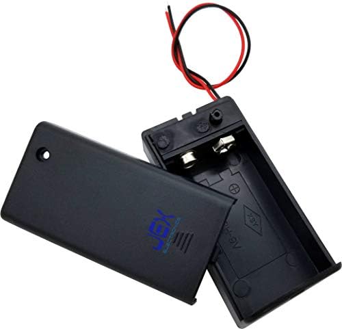 Jex Electronics 9V Volt PP3 DIY kutija za držač baterije sa prekidačem i golim žicama