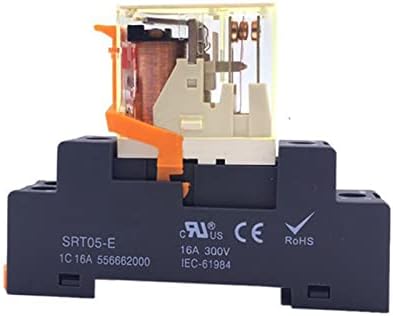 Mašinski Relejni namotaj opšti mikro Mini elektromagnetni Relejni prekidač sa bazom utičnice AC 220V DC 12V 24V 220V 5 / 8Pins 1kom