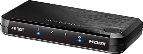 Insignia ™ - 3-port HDMI prekidač sa 4K i HDR prolazom - crni