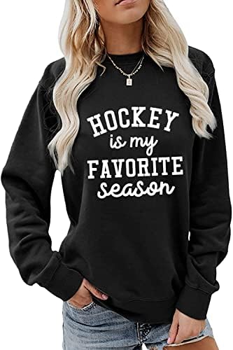 Jverf Hokej je moja omiljena sezonska dukserica hokejska mama mamice Žene Ležerne prilike s