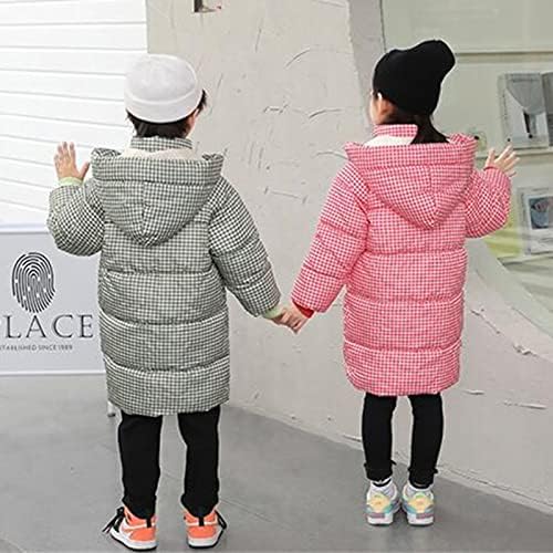 Dječje djece Dječje djevojke Dječaci zimski kaput vjetrootporna odjeća s pogledom na duljinu topla jakna prema dolje za