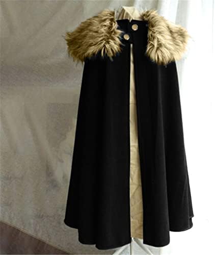 Muške jakne od flisa sa vunom remel withbreaker modni ogrtač ovratnik Gothic dugi ogrtač zimska
