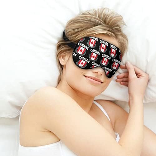 Javorov list Kanada zastava maska ​​za vrijeme spavanja noćni pokrovi za žene muškarci blokiraju svjetlost