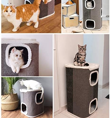 zxb-shop okvir za penjanje za mačke Cat Tree, Cat Condo sa Visećom mrežom, Centar za aktivnosti mačjeg tornja
