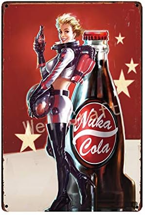 Alishopp Bar Znakovi, znak ploča, metal Painting, Fallout 3 4 igra Nuke COLA metalni znakovi zid Poster dekor za kućne sobe škola Iron Painting FG-233 WA 3005