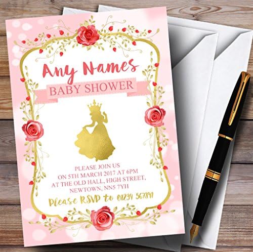 Pozivnice Za Roze Princeze Pozivnice Za Tuširanje Beba