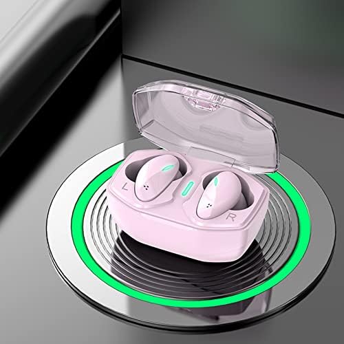 Bluetooth slušalice, bežični uši, Bluetooth 5.2 Sportski uši sa RGB-om i bežičnim futrolom za punjenje, ugrađenim