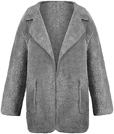 Hzmsyq ženska modna casual topla lažna kaput jakna zimska čvrsto dugačka gornja odjeća-down bluze podnijeti