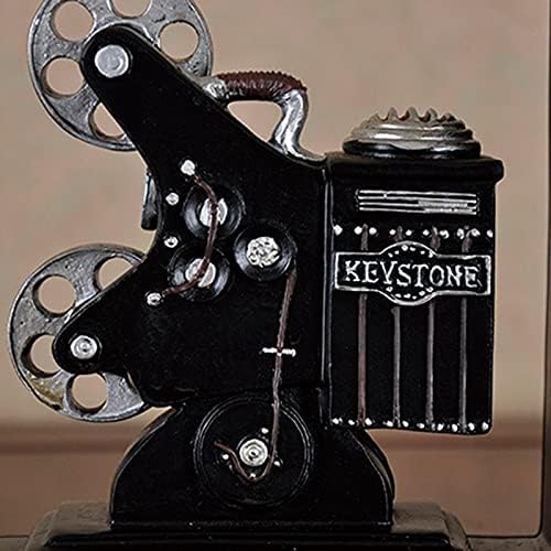 n / A Retro kamera za knjige filmski filmski projektor Crni srebrni kolekcionarski projekt Kreativna