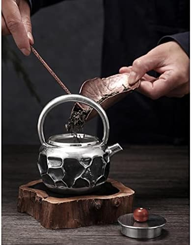 Čajnik čajnik čajnik antikne prokuhavanje vode za čaj za čaj 999 Sterling Srebrna čajnik čajnik ručno