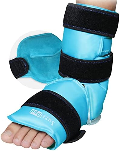 SuzziPad omot za gležanj za ozljede, paket leda za stopala sa terapijom hladnom kompresijom,