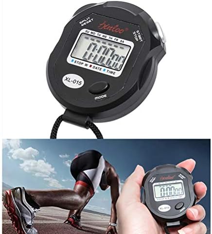 Inoomp Digital Timer LCD Stopwatch Professional pokret Sportski multi-funkcionalni uređaj za elektroničko vrijeme vremena za snimanje vremena za školsku sportsku igru