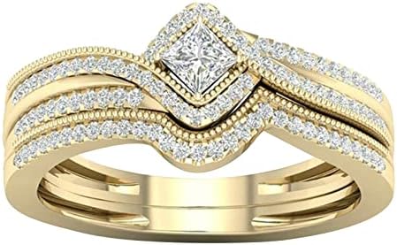 2023 Novi ženski prsten za djevojku Micro cirkon nakit umetnuli pokloni prstenaste pokloni prsteni slatki kostimi