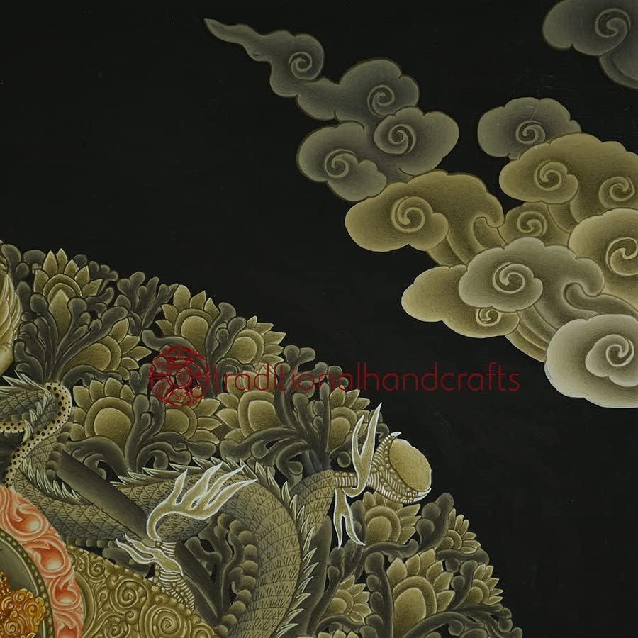 Veličanstveno Tibetansko Bijelo slikarstvo Tara Thangka predstavlja prosvijetljenu i oslobađajuću aktivnost