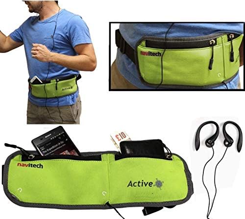 Navitech Green MP3 / MP4 sportski pojas/pojas za trčanje / trčanje Vodootporan za trčanje kompatibilan
