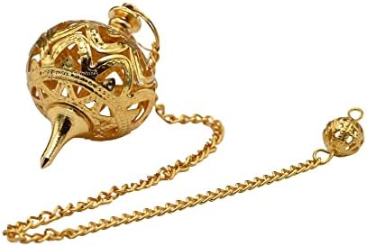 Izlječenje metalnih klatno za dičanstvo, zlatni hanuman mace Otvoreni čelični komorni bakar klatno visokoj energiji Pendulo de bronce Pendulos de mesa mp50